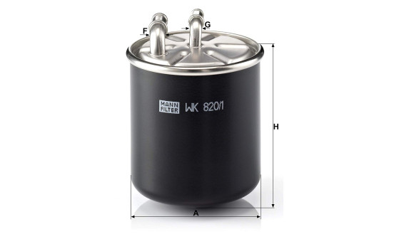 Fuel filter WK 820/1 Mann, Image 2