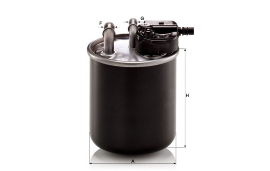 Fuel filter WK 820/15 MANN-FILTER, Image 2