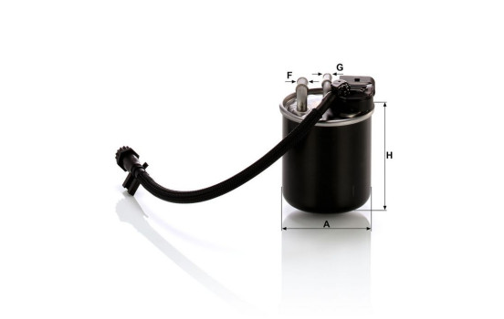 Fuel filter WK 820/19 MANN-FILTER, Image 4