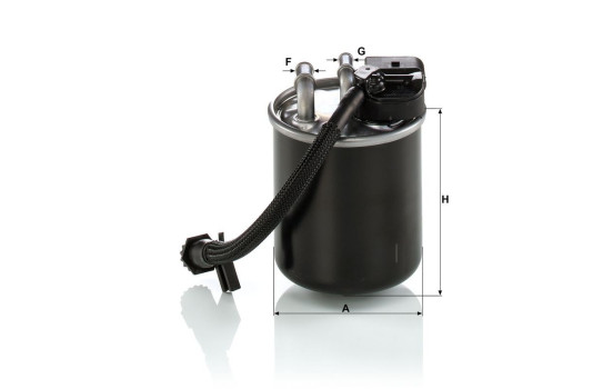 Fuel filter WK 820/23 Mann, Image 2