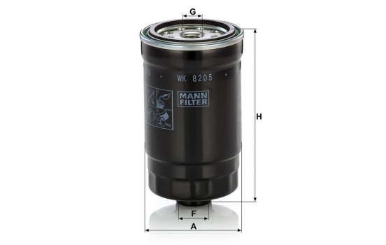 Fuel filter WK 820/5 MANN-FILTER, Image 3