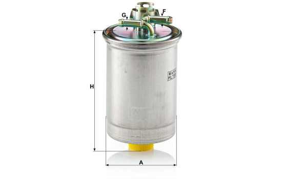 Fuel filter WK 823 Mann, Image 4