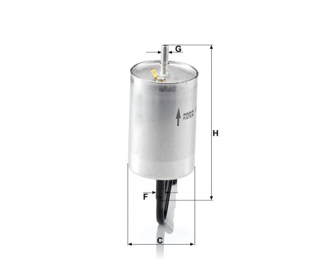 Fuel filter WK 832/1 Mann, Image 2