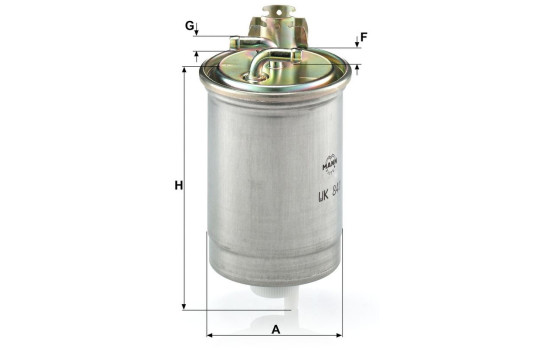 Fuel filter WK 841 MANN-FILTER, Image 3