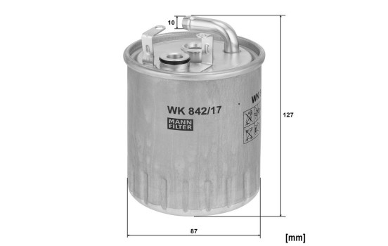 Fuel filter WK 842/17 MANN-FILTER, Image 5