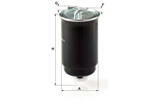 Fuel filter WK 842/3 MANN-FILTER, Image 3