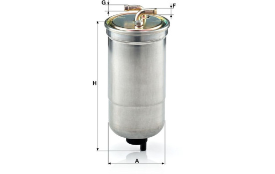 Fuel filter WK 853/16 MANN-FILTER, Image 2