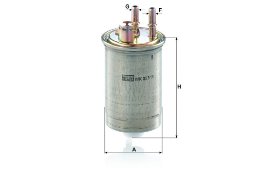 Fuel filter WK 853/18 MANN-FILTER, Image 3