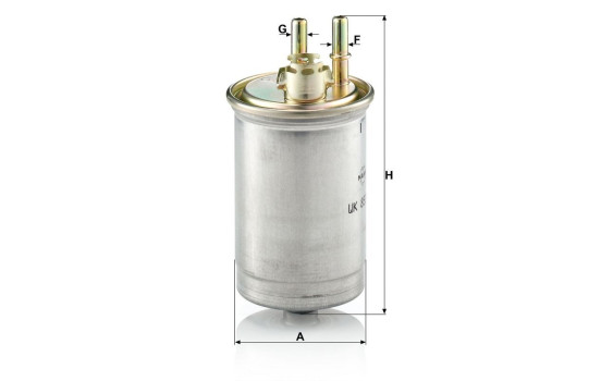 Fuel filter WK 853/7 MANN-FILTER, Image 3