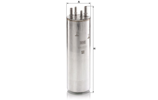 Fuel filter WK 857/1 MANN-FILTER, Image 5