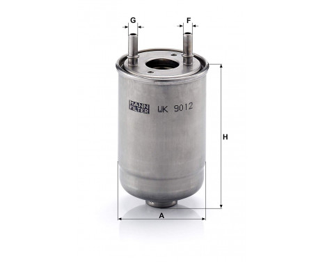 Fuel filter WK 9012 x Mann, Image 2