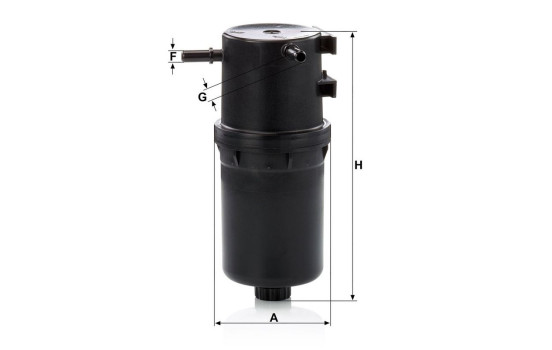 Fuel filter WK 9016 MANN-FILTER, Image 2