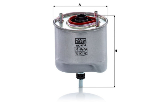 Fuel filter WK 9034 MANN-FILTER, Image 2