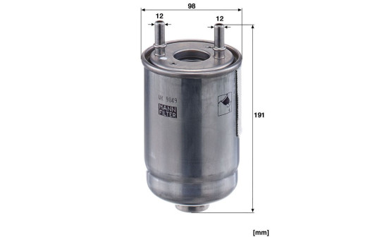 Fuel filter WK 9049 z MANN-FILTER, Image 2
