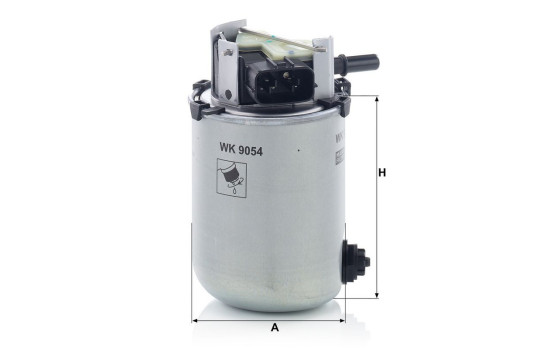 Fuel filter WK 9054 MANN-FILTER, Image 3