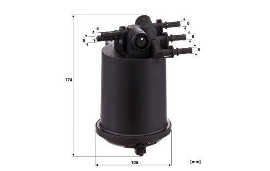 Fuel filter WK 939/1 Mann, Image 5