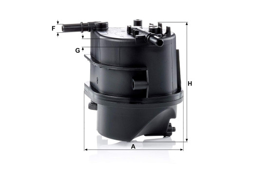Fuel filter WK 939 Mann, Image 2
