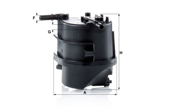 Fuel filter WK 939 Mann, Image 5