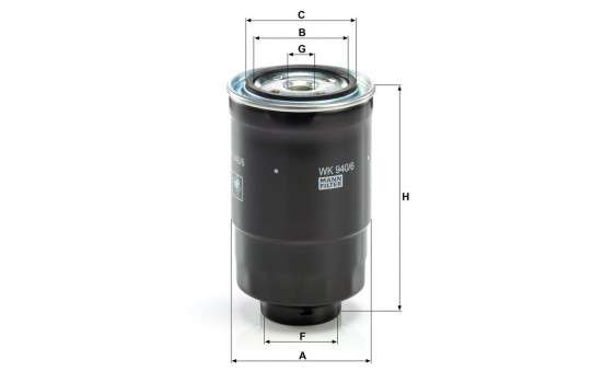 Fuel filter WK 940/6 x MANN-FILTER, Image 4