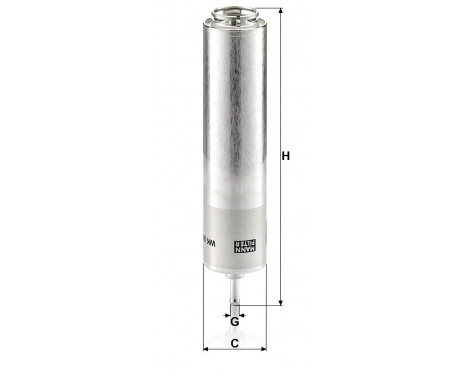 Fuel filter WK5001 Mann, Image 2