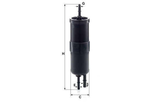 Fuel filter WK6030 Mann, Image 3