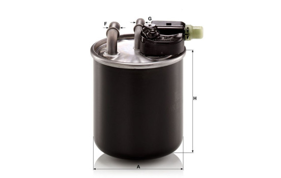 Fuel filter WK820/14 MANN-FILTER, Image 3