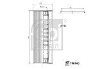FEBI OIL FILTER 196160