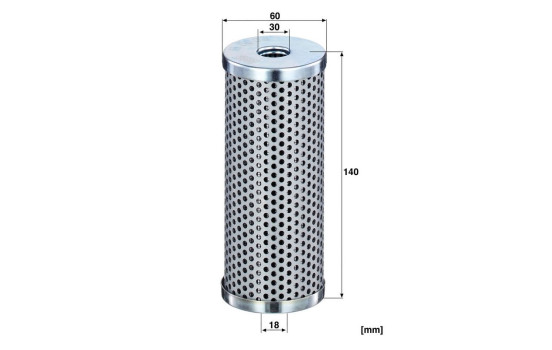Filter, hydraulics H 6008 MANN-FILTER, Image 2