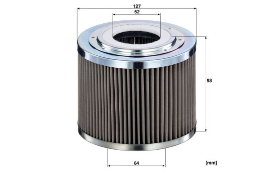 Filter, hydraulics HD 1330 Mann, Image 2