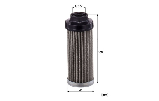 Filter, hydraulics HD 4003 Mann, Image 2