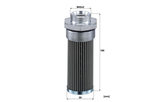 Filter, hydraulics HD 6014 MANN-FILTER, Image 2
