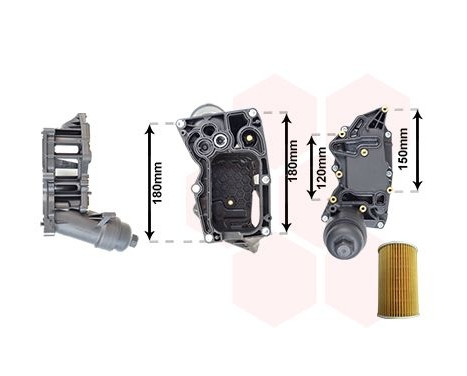 Housing, oil filter 06013754 International Radiators