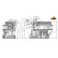 Housing, oil filter 31873 NRF, Thumbnail 5