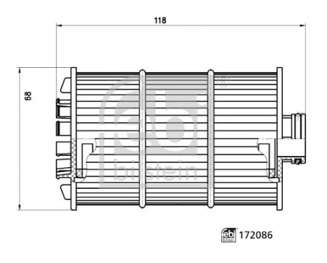 Oil Filter 172086 FEBI, Image 2