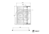 Oil filter 198037 FEBI