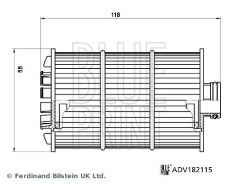Oil Filter ADV182115 Blue Print, Image 5