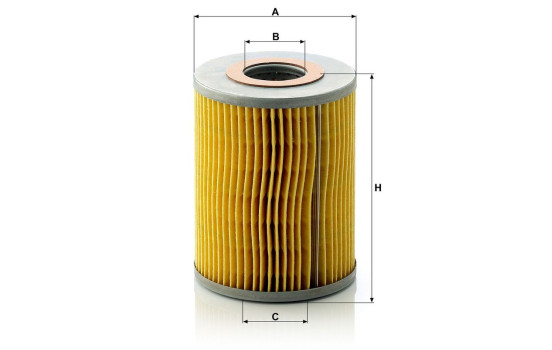 Oil Filter H 1038 x MANN-FILTER, Image 3