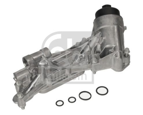 Oil filter housing with oil filter and oil cooler 182119 FEBI, Image 2