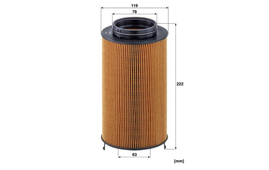 Oil filter HU 12 016/1 z MANN-FILTER, Image 2
