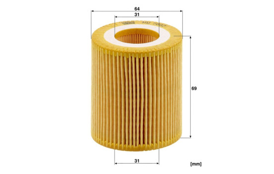 Oil Filter HU 7002 z MANN-FILTER, Image 4