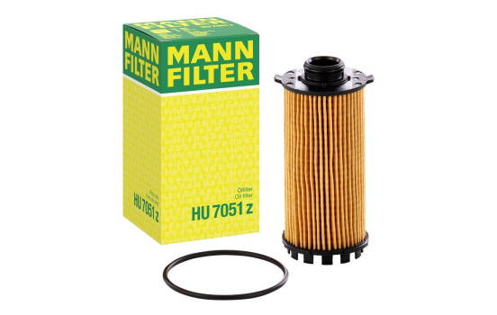 Oil Filter HU 7051 z MANN-FILTER, Image 4