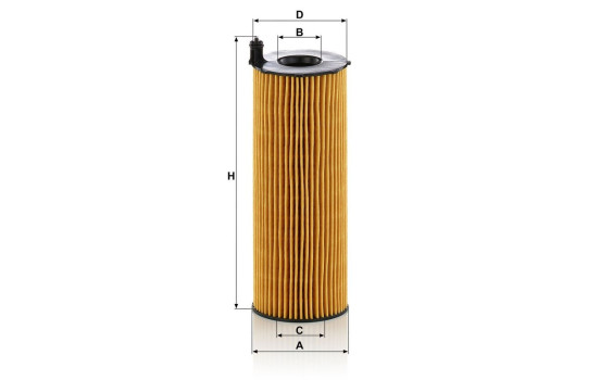 Oil Filter HU 8001 x Mann, Image 4