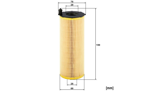 Oil Filter HU 8001 x Mann, Image 6