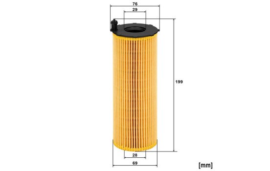 Oil Filter HU 8003 x MANN-FILTER, Image 9