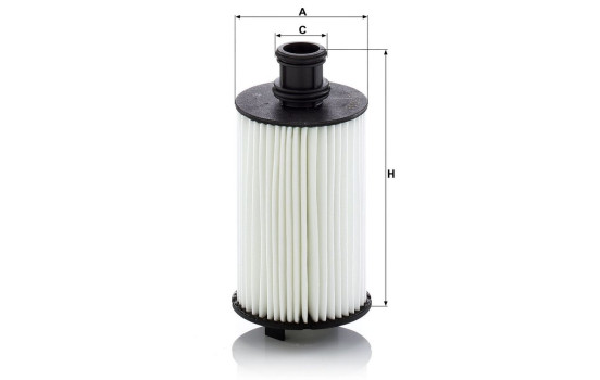 Oil Filter HU 8008 z Mann, Image 3