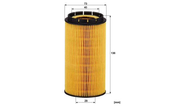 Oil Filter HU 8010 z MANN-FILTER, Image 3