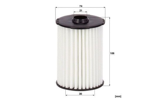 Oil filter HU 8021 z MANN-FILTER, Image 3