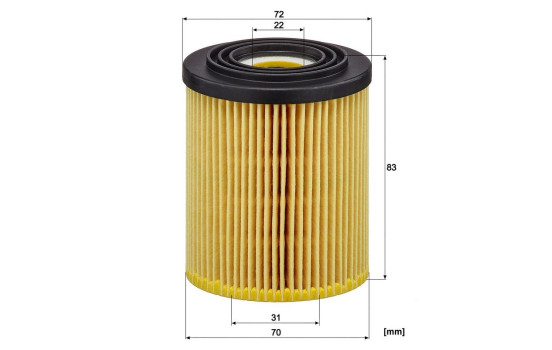 Oil Filter HU 816/2 x Mann, Image 4