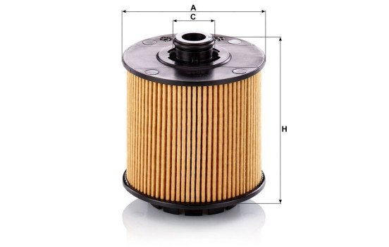 Oil Filter HU 9009 z MANN-FILTER, Image 3