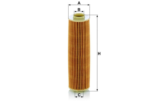 Oil Filter HU514Y Mann, Image 3
